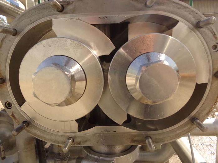 Used Pump, Positive, Waukesha, Mdl 220U2, 30 HP, 4", 316 S/st, Transfer, C #S743274