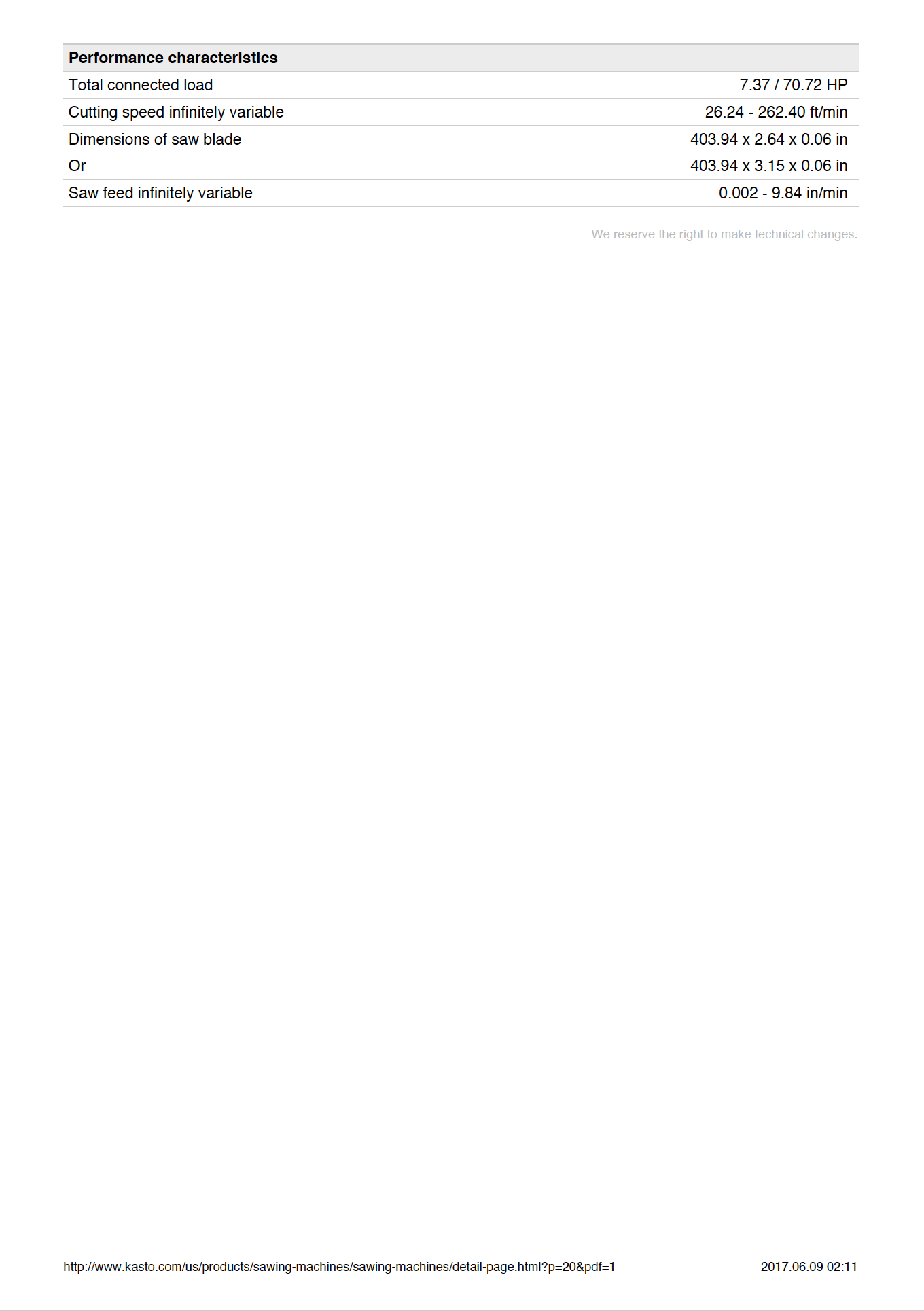 Used Kasto  Mdl. BBS 1260 / 1560 Plate & Block Saw STOCK #3888