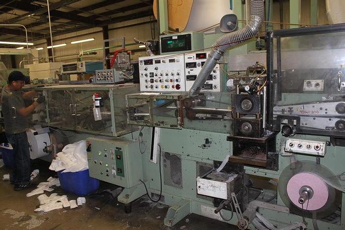 Used JOA SANITARY PAD LINE 9" REGULAR 250 FPM