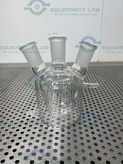 Chemglass  CG-1576-04 250mL 3-Neck Jacketed European Flask 1-CN, 2-SN 24/40 Outer