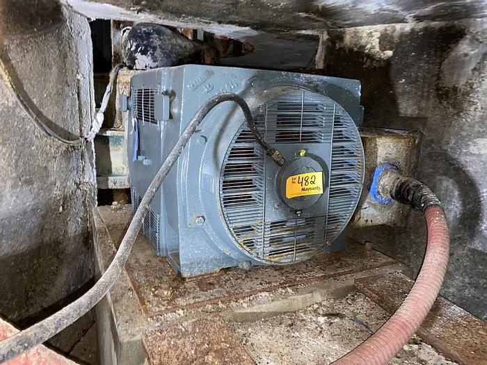Used GENERAL ELECTRIC 500 HP 4160 VOLT MOTOR