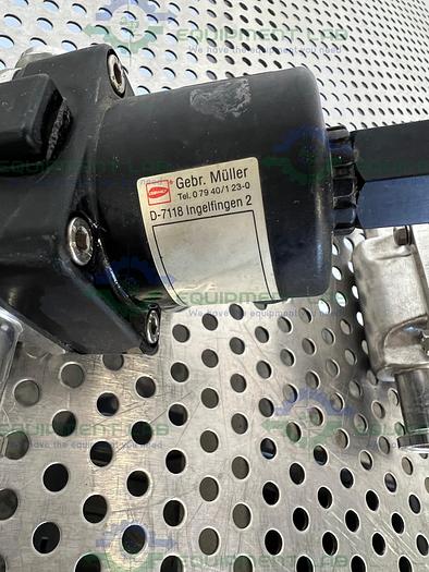 Used Lot of 2 - GEMU 3/4" Diaphragm Valve w/ Position Indicator