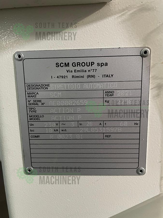 Used SCM Action P Case Clamp