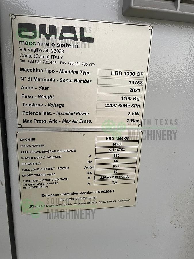 Used Omal CNC drill and dowel insertion