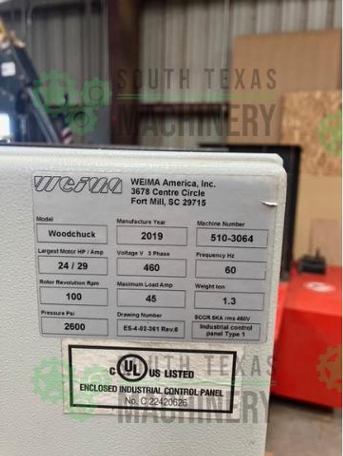 Used USED 2019 Weima Grinder