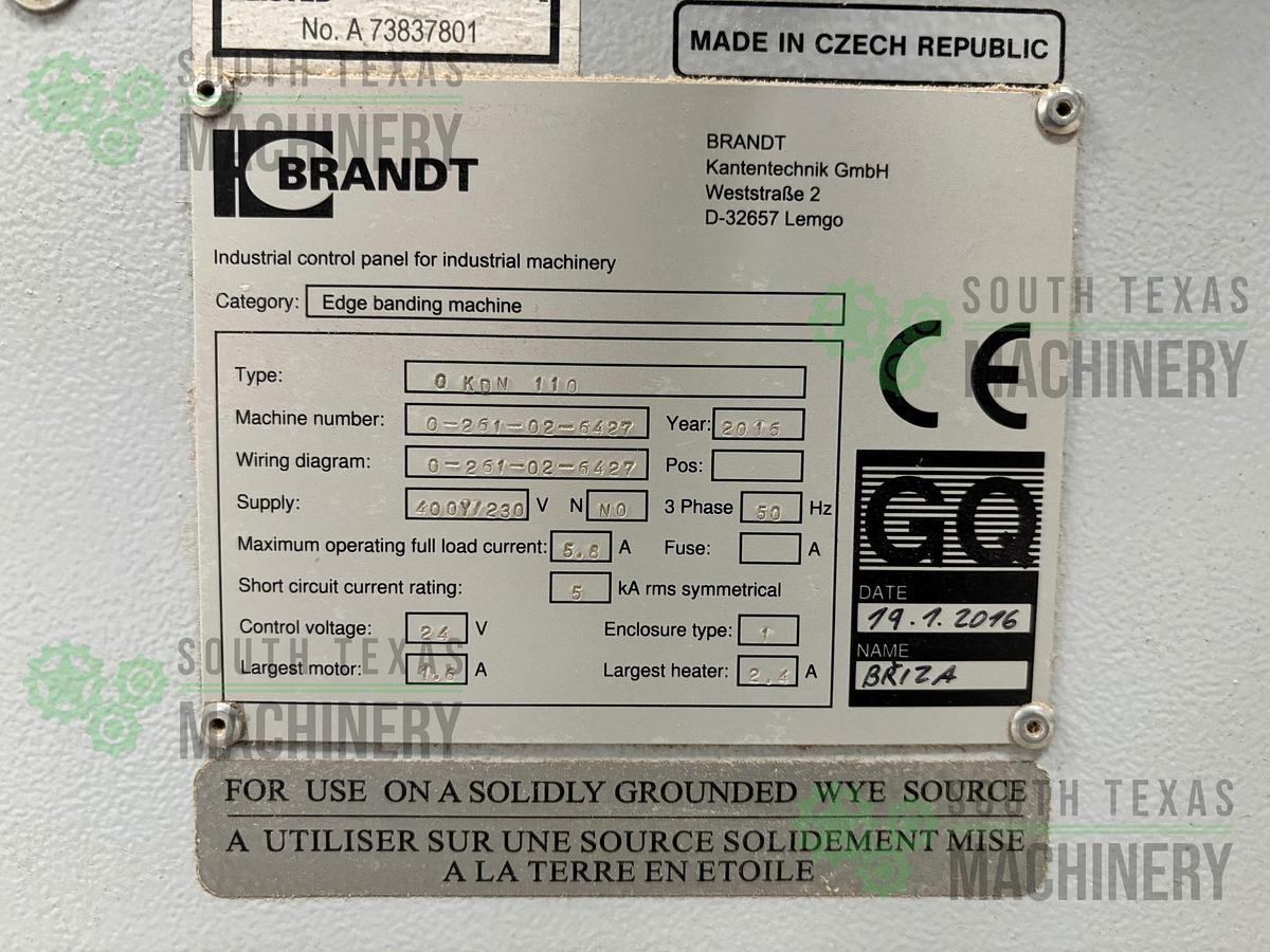 Used Brandt Edge Banding Machine
