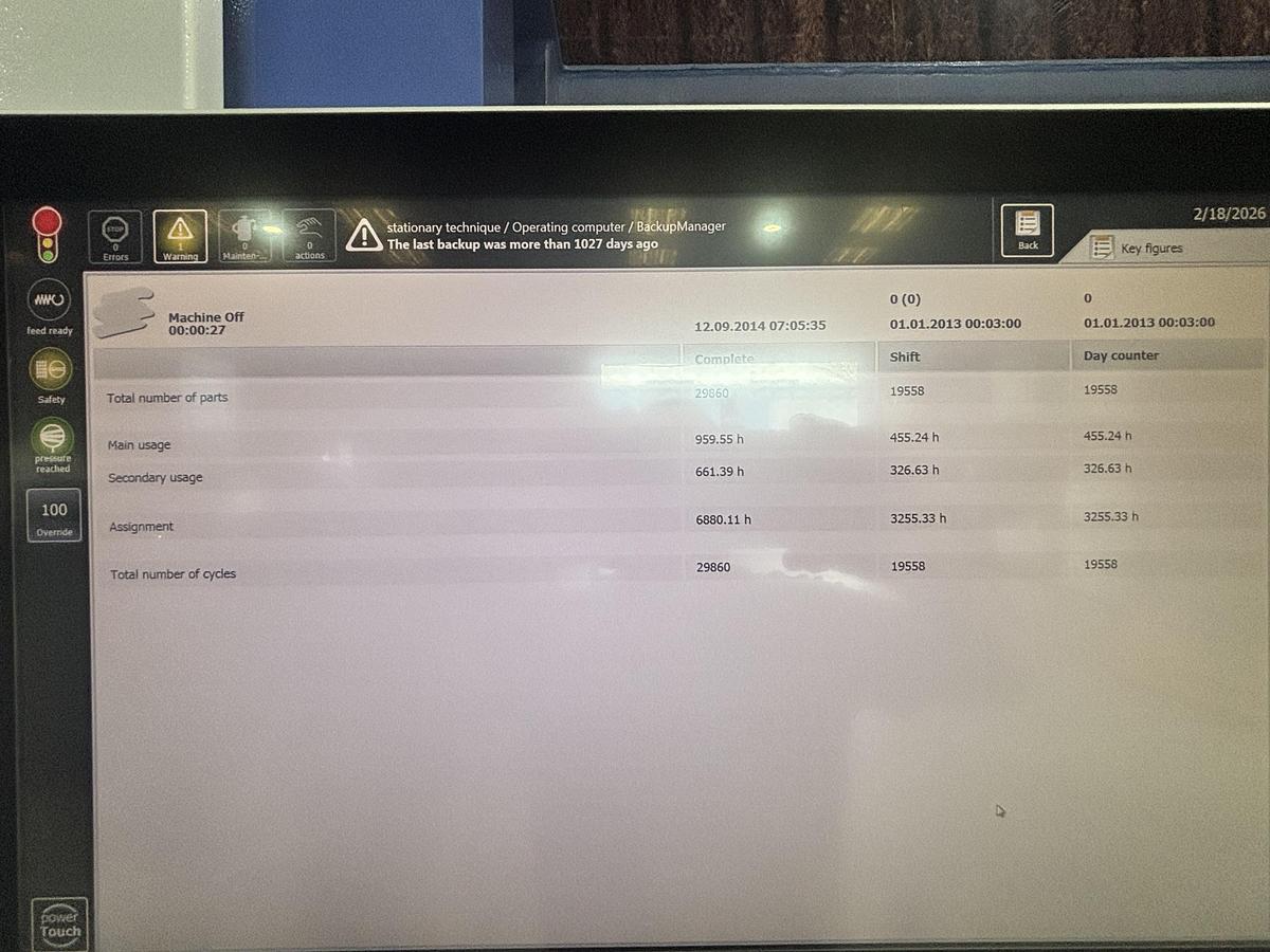 Used Weeke OPTIMAT BHX200 Vertical Machining Center