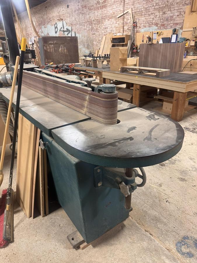 Used Whirlwind 855 Double Table Oscillating Edge Sander