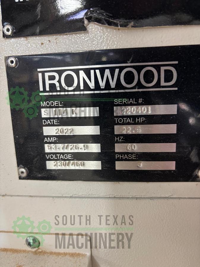 Used 2022 Used Ironwood Widebelt Sander