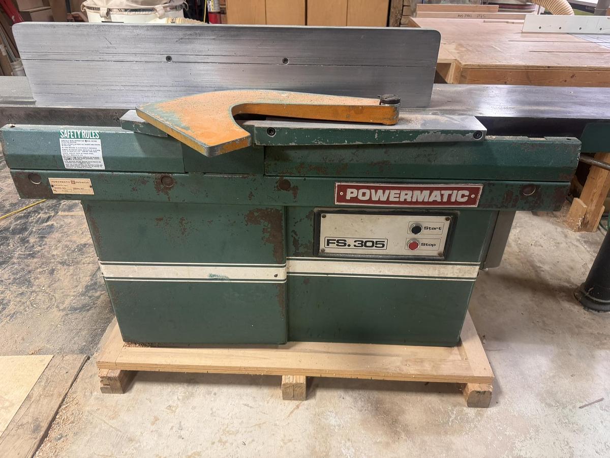 Used Powermatic FS 305 Jointer