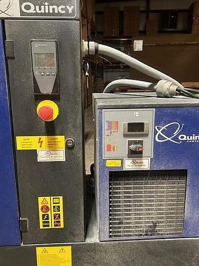 Used 2018 Used Quincy 20HP Rotary Screw Compressor w/ Dryer