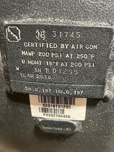 Used 2018 Used Quincy 20HP Rotary Screw Compressor w/ Dryer