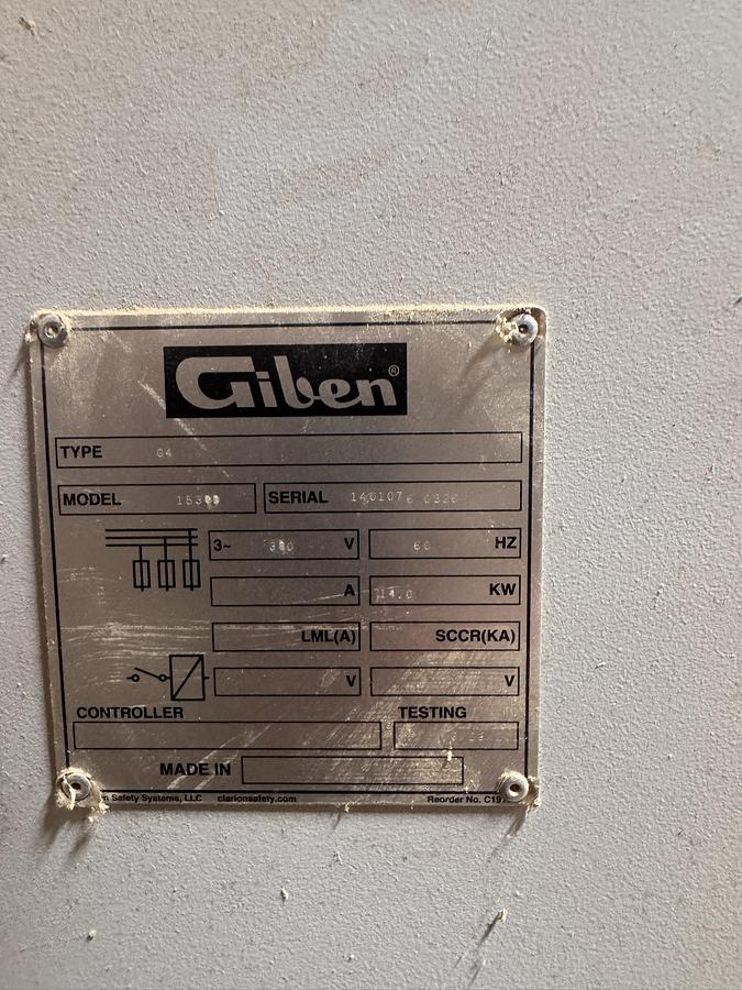 Used 2014 Giben 153 OD