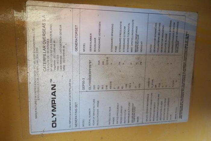 D'occasion 2001 Olympian GEP50-3