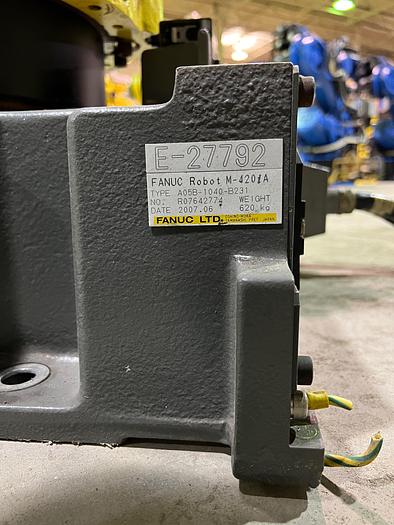Used FANUC M-410iA ROBOT WITH R30iA CONTROLLER, TESTED AND CLEANED