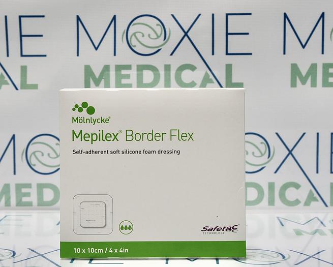 Mepilex Border Flex 595300 4 x 4 in. Adhesive Bandages - Box Of 5 Bandages Brand New Sealed!