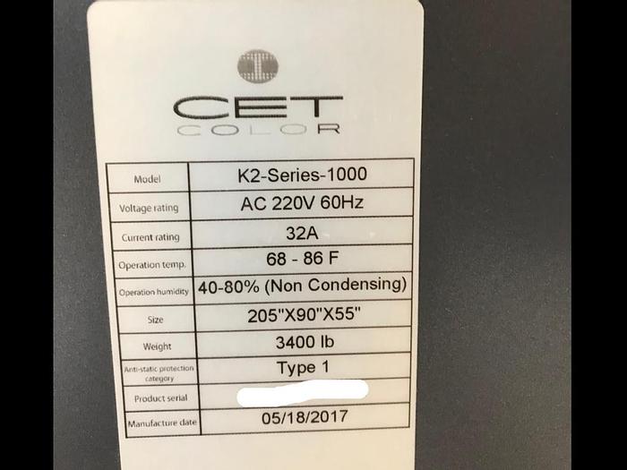Used 2017 CET K2-1000