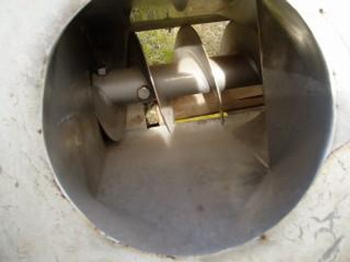 Used Conveyor, Screw, 9" X 5', S/st, 1/2 HP, #S733510