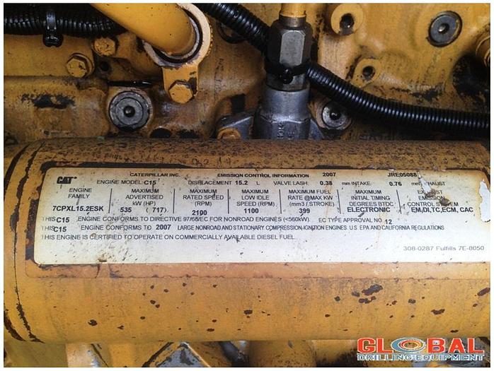 Used Item 0727 : 2007 Sullair 900-1150XH / 350PSI Air Compressor -(SOLD)