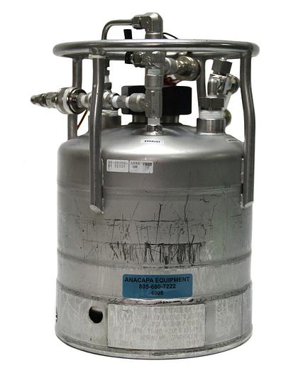 Used Alloy Products 99-40350-01 SS HMDS Cannister Pressure Vessel T 316 (4008)