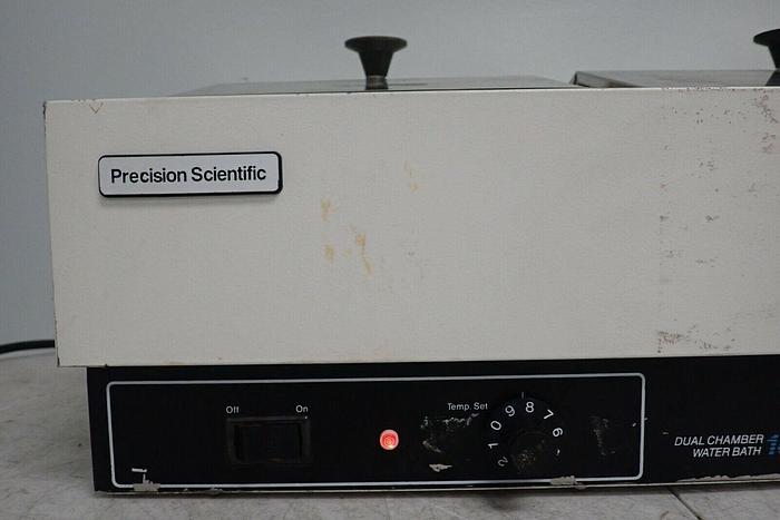 Used Precision Scientific Model 188 66552 Dual Chamber Heated Water Bath