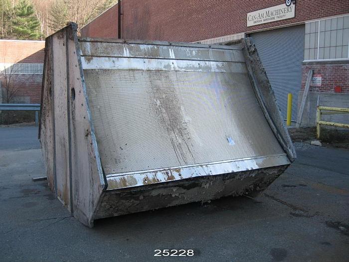Used Sweco  Double Sided Hydrasieve Thickener, 96" Wide  With 0.030 Slots, Stainless Steel Plate, Stainless Steel Body #25228