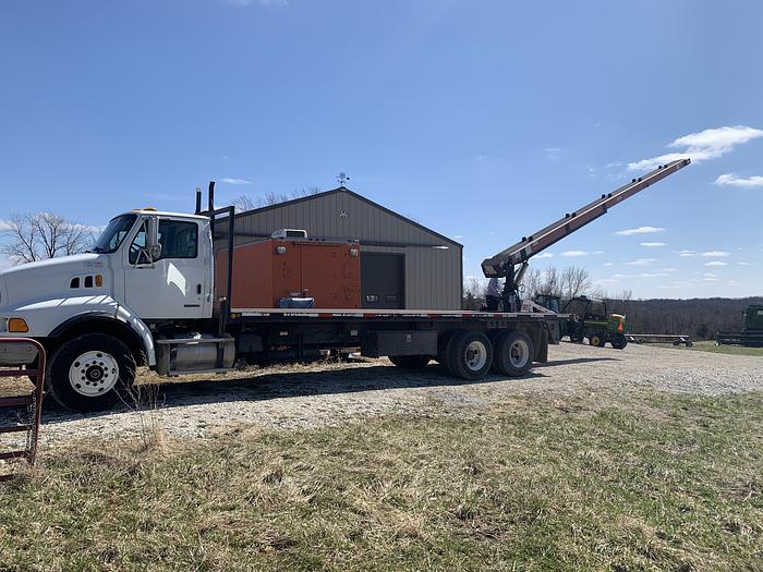 Used 2005 Sterling with Cleasby 41' Roofing Conveyor. Clean, Low Miles