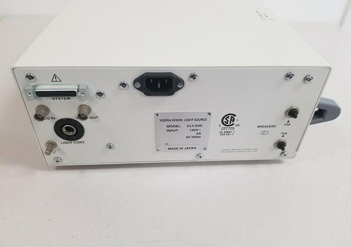 Used Olympus CLV-S40 Xenon Light Source & OTV-S7Pro Camera System Console
