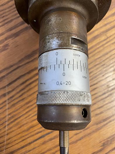Used USED-C/O SWISS MADE 44586 CAT 50 WITH C/O SWISS MADE 18021 ADJUSTABLE BORING HEAD .2-20
