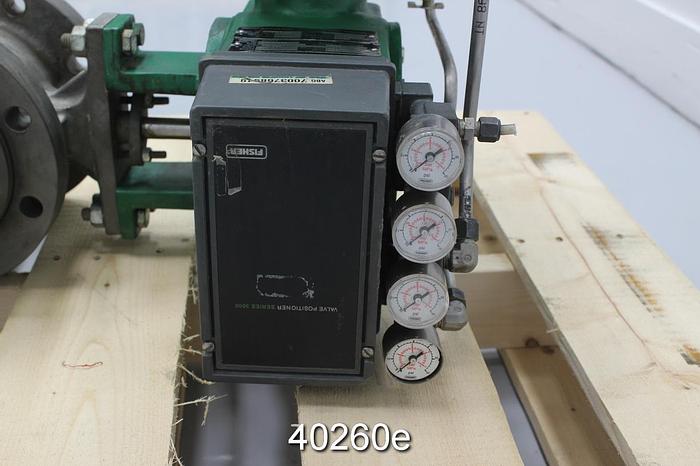 Used Fisher V150 4" Vee Ball Control Valve #40260
