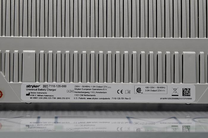 Used Stryker 7110-120-000 Universal Battery Charger
