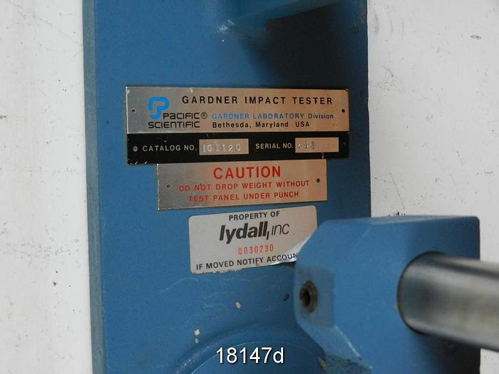 Used Gardner 1G1120 Impact Tester #18147