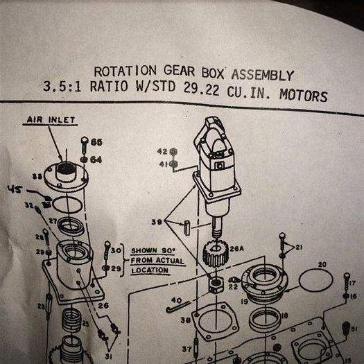 Used 0 Schramm Schramm Head Spindle - 1961-0012U