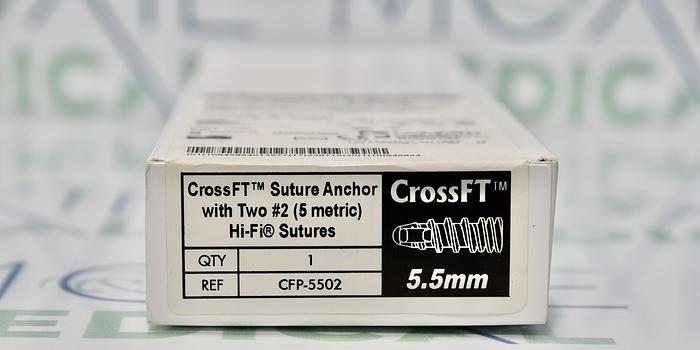 CONMED CFP-5502: CONMED CROSSFT ANCHOR 5.5MM WITH TWO #2 HI-FI SUTURES