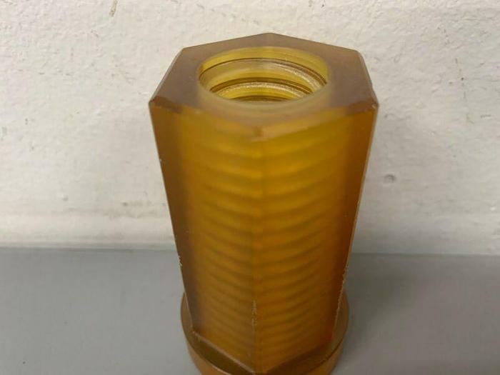 Used Cuno 3" x 1.5" Threaded Filter House Caps