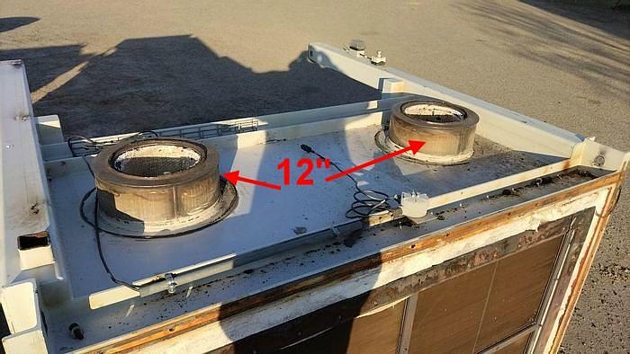 Used Heat Exchanger, Air-Fin Tube, 1200 deg F, Canon Boiler Works #S744456