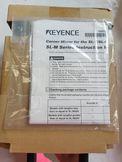 Eckspiegel für Sicherheitsvorhang SL M20H, Keyence, 438mm, neu