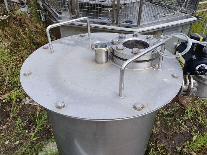 Used 150 Litre Stainless Steel Enclosed Balance Tank