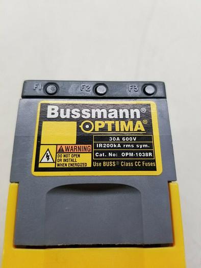 Used Bussmann OPM-1038R Optima Overcurrent Protection Module