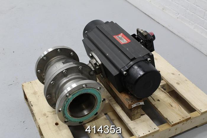 Used Fps 6" Ball Valve, CF8M Body, 316 Stainless Steel Ball #41435