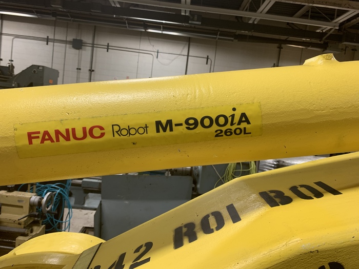 Used FANUC M900iA/260L 260KG X 3100MM REACH 6 AXIS CNC ROBOT WITH R30iA CONTROLLER