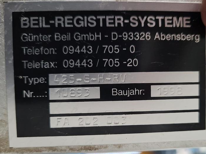 Used Beil plate punch (1998)