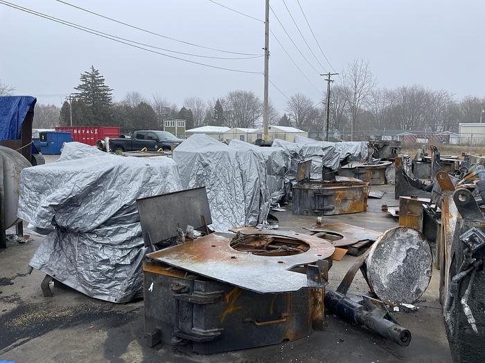 Used INDUCTOTHERM 2000 LB STEEL SHELL FURNACE