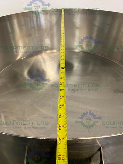 Used Millipore Stainless Steel Resin Container 88277020 w/ Sanitary Fittings