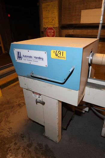 Used 168" AUTOMATIC HANDLING PIRANHA SEMI-AUTOMATIC CORE CUTTER 3" AND 8" SHAFTS - PENDING SALE