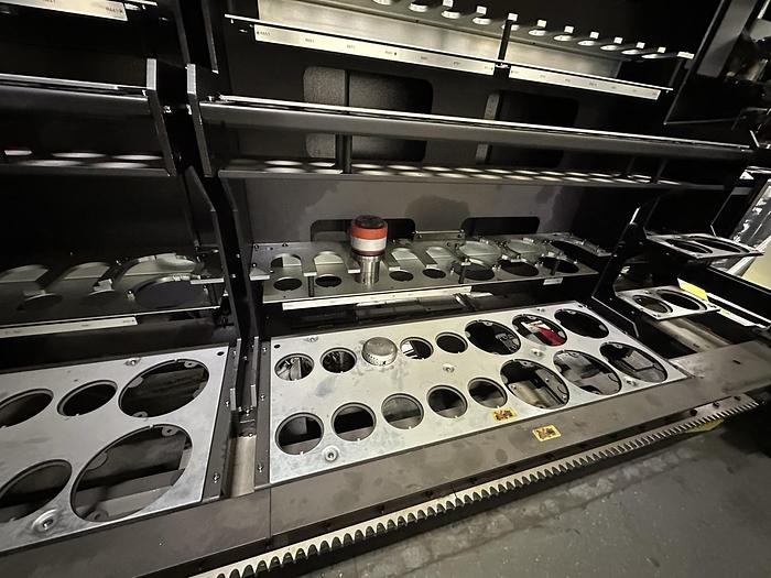 Used 2013  Amada  Acies 2515T Punch/CO2 LASER WITH TOOL LOADER, TOOLING, SPINDLE