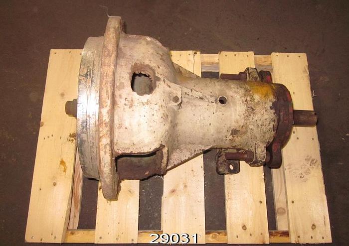 Used Sulzer Pump Cast Iron Power End, 15" Stainless Steel Stuffing Box Cover #29031