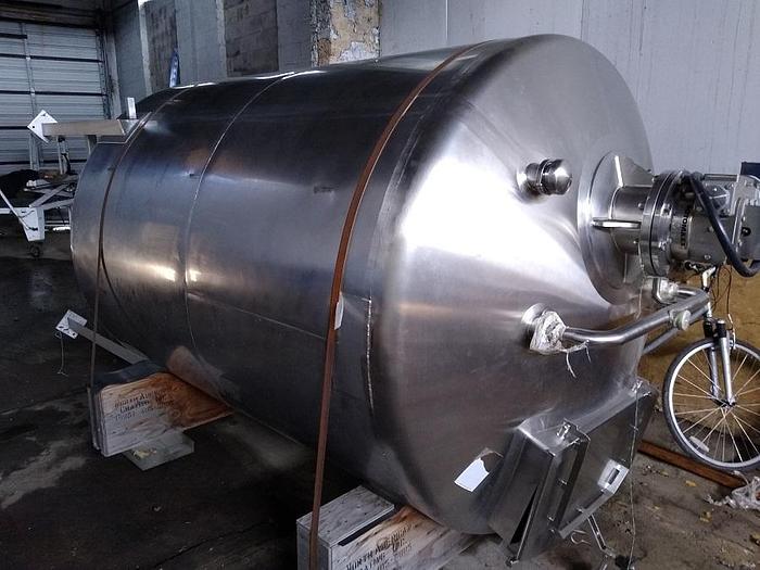 Usado 1500 gal CVC mix tank SS