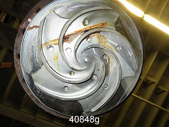 Used Goulds 3196 2x3x13 Pump, Titanium Casing, 5-Vane SS Impeller #40848