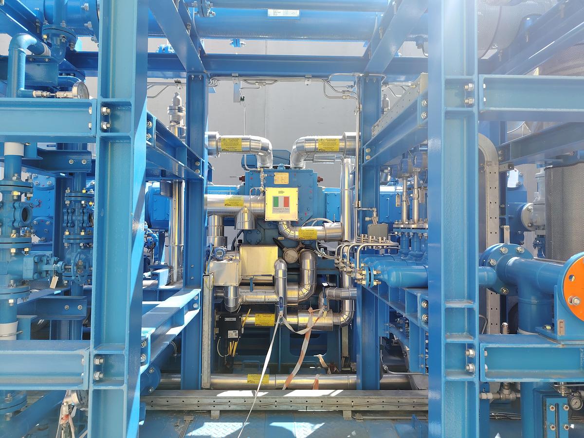 D'occasion Système de compression d'hydrogène industriel SIAD (249 kW)